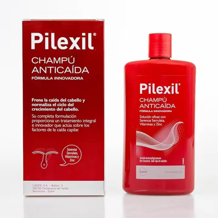 Pilexil Champú Anticaída 500 ml | Frena la pérdida del cabello y normaliza su ciclo | Uso frecuente | Para hombres y mujeres - 1