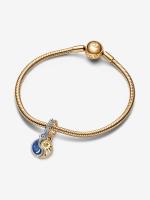 Pandora - Charm Colgante bicolor divisible de Sol y Luna-Plata de ley y Baño de Oro de 14 K - details 1