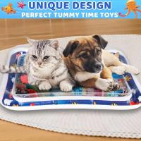 Alfombra Sensorial De Agua Para Mascotas Gatos Y Perros Almohadilla Refrescante Interactiva Juguete De Actividad Para El Verano Interior - details 4