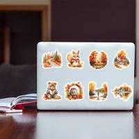 50PCS Etiquetas De Otoño Para Recogida Exquisitas Pegatinas Impermeables Para Teléfonos Móviles Portátiles Suitcases Tazas De Bebida - details 6
