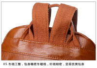 Mochipa de cuero estilo Korean, mochila de gran capacidad A LA Moda para Mujer, Bolso de hombro, mochila de viaje, Bolso de Mujer - details 30