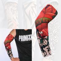 1Pcs Protección Solar Para Braza Deporte Al Aire Libre Fundas De Brazo Floral Para Verano Refrescantes Y Con Diseño De Tatuaje Cubierta UV Para Baloncesto Unisex - details 10