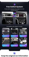 Junsun-Radio Multimedia con GPS para coche Radio con Android 11  8.8 pulgadas CarPlay inalámbrico estéreo para Audi A6 C6 4F 2005-2009 - details 5