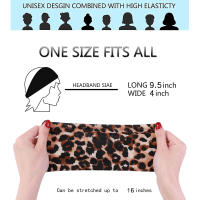Diadema Deportiva De Moda Para Mujer Con Patrón De Serpiente Y Leopardo Scrunchies Color Sólido Postparto Algodón Casual - details 1