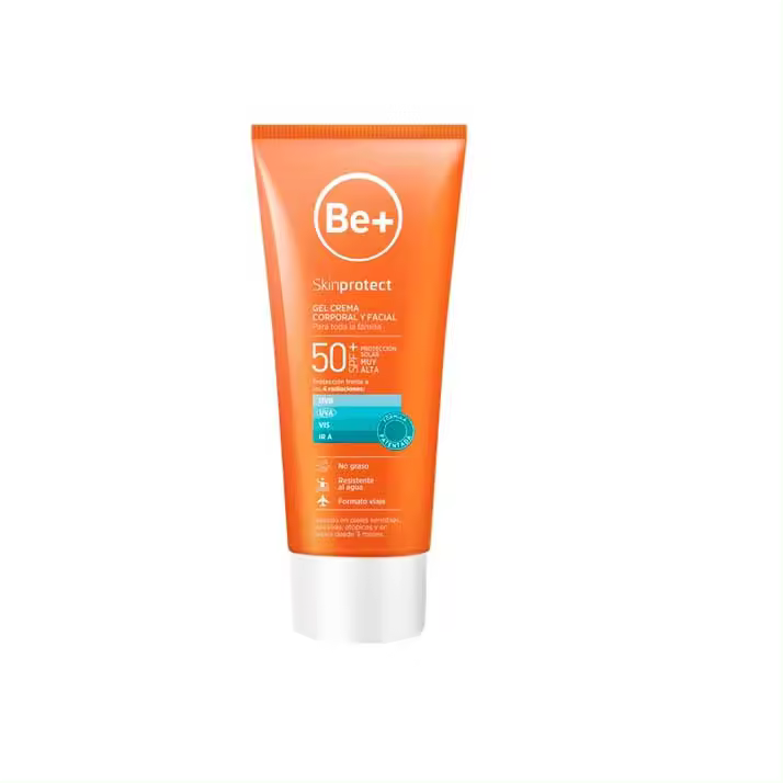 Be+ Gel Crema Protector Solar Corporal y Facial SPF50+ 200ml - 1
