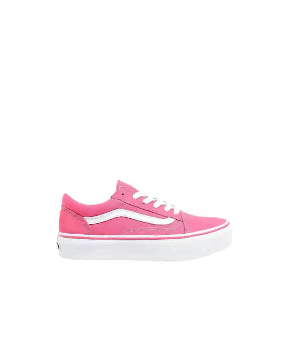 ZAPATILLAS VANS Old Skool Platform Mujer Blanco - 1