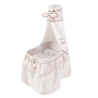 DeCuevas Toys, Moisés para muñecas de hasta 60 cm, bebes reborn el regalo para niñas (51078) Muñecas para niñas muñecas bebé. - details 0