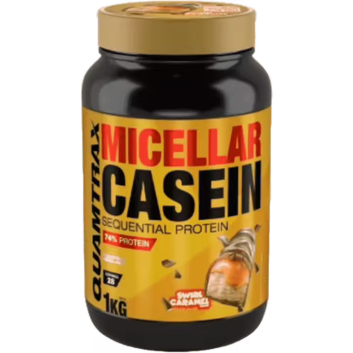 Quamtrax Micellar Casein 1kg Swirl Caramel - 1