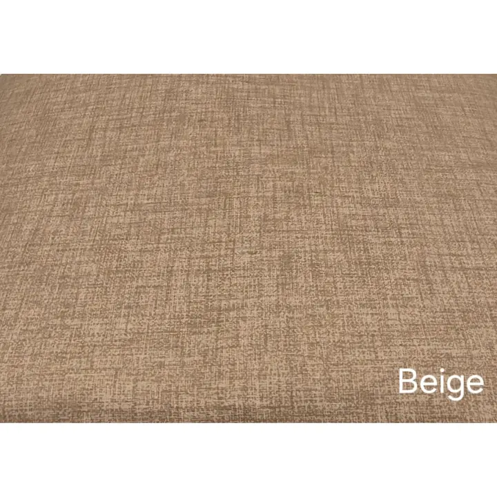 Asiento acolchado para silla desenfundable y lavable. Modelo liso jaspeado (Crudo, beige o gris) 40cm/45cm/50cm.  Fabricado en España - 1