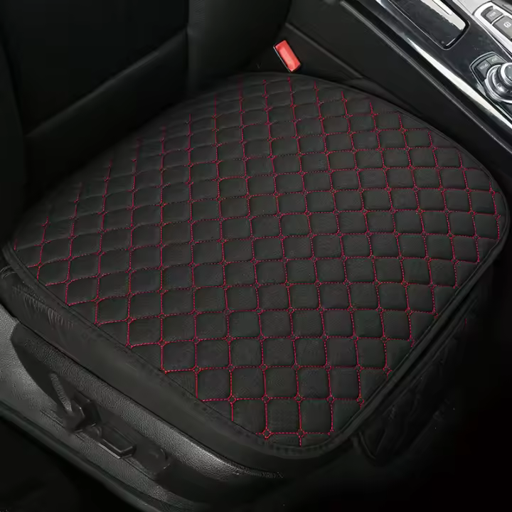 Cubierta De Asiento De Coche Universal Minimalista De Lino Resistente Al Desgaste Y Duradero Para Todas Las Estaciones - 1