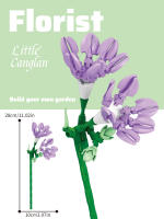 Juguetes De Ensamblaje Para Niños Bloques De Construcción De Flores Falsas Arreglo Floral Decoraciones Y Regalos De Festividades Para Niños Edad Recomendada 6-12 Años Material ABS Plástico Unisex - details 11