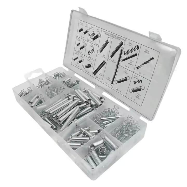 Kit De 200 Piezas De Resorte De Aluminio Para Muebles Y Electricidad Incluye Resortes De Torsión Y Extensión Herramientas De Reparación Doméstica - 1