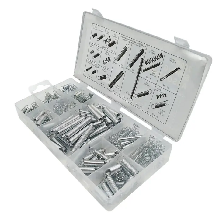 Kit De 200 Piezas De Resorte De Aluminio Para Muebles Y Electricidad Incluye Resortes De Torsión Y Extensión Herramientas De Reparación Doméstica - 1