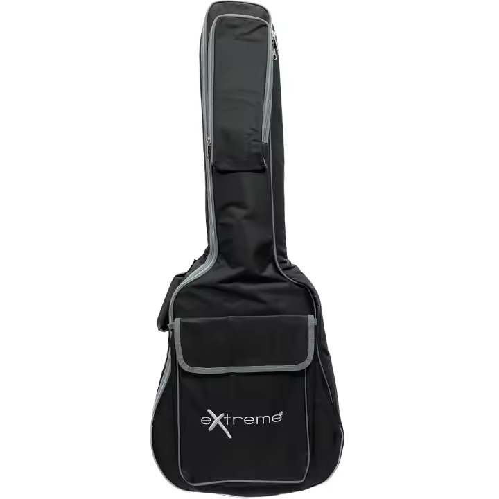 EXTREME BAG WG12 12 WATCH GUITAR PAQUETE BOLSA 12MM CON 2 BOLSILLOS FRONTALES COLOR NEGRO EXTBAGWG12BK Otros accesorios de Guitarra Estuches de Guitarra - 1