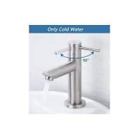 Grifo de Agua Fría Cromado with Conexión Flexible, Para WC, Baño - details 0