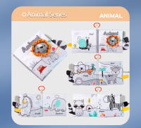 Libro De Tela Para Bebé Juguete Educativo Temprano Enseñanza Animal Libros De Tela Quietos Para Sensación De Bebés 0-12 Meses Niño Pequeño - details 5