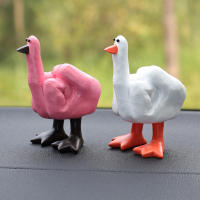 Pequeño Pato Creativo Y Divertido Estatua De Resina Personalizada Con Dedo Middle Para Decoración De Escritorio Hogar Jardín Regalo Figura Animal Estilo Moderno - details 10