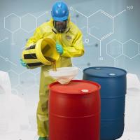 Traje De Protección Química One Piece Para Trabajo En Laboratorio Resistente a Ácidos Sulfúricos Y Alcalinos Ropa Protectora Unisex - details 6