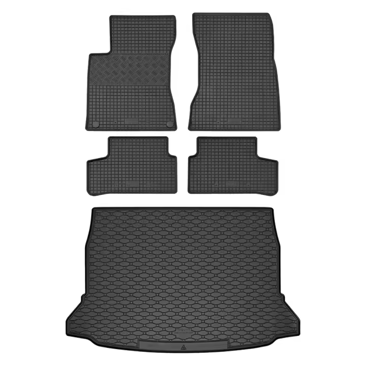 Alfombra protector maletero + alfombrillas de goma a medida kit MERCEDES clase A W177 desde 2018- - 1