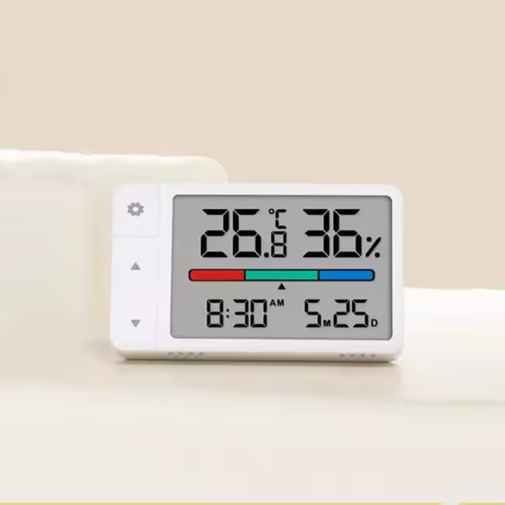 Estación Meteorológica Digital MiaoMiaoCe Mini Para El Hogar Con Termómetro Higrómetro Y Reloj Multifuncional Medidor De Humedad Teoría De Funcionamiento - 1