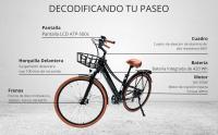 EMotorad Plymouth | Bicicleta Eléctrica Urbana para Adultos | Neumáticos CST 700C | Motor 36V 250W | Batería 420 Wh Extraíble | Cuadro Bajo de Aluminio | 5 Niveles de Asistencia - details 2