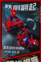 Nueva Figura De Acción Spiderman Con Patineta Automática Rotación Acústica Y Óptica Juguete Electrónico De Música Regalo De Navidad Anime Para Niños Y Adultos - details 2