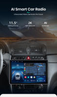 Junsun-autorradio X7 PRO 2K con Android para coche reproductor Multimedia inalámbrico con CarPlay 11.5 pulgadas para Mercedes Benz C Class CLK Class W203 W209 S203 A209 2000 2001 2002 2003 2004 2005 - details 3