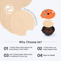 Taza de café recargable de acero inoxidable BOSCH-s para máquina Tassimo con tapa de silicona iCafilas funda de alimentos - details 11