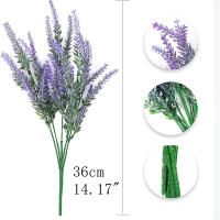 10 Bundles De Lavanda Artificial Flores Falsas Para Decoración De Hogar Mesa Habitación Jardín Boda Exterior Plantas - details 5