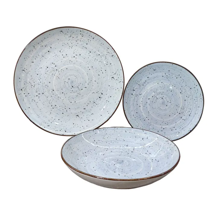Vajilla Versa Lua Azul Porcelana 18 Piezas - 1