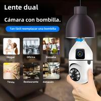 Cámara IP 4K 1080P Con Lente Dual PTZ Wifi Pantalla Dual Seguimiento Automático Audio Bidireccional Visión Nocturna Color Cámara De Seguridad - details 0