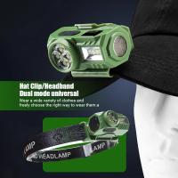 Linterna Frontal LED Recargable Con Inducción Ultra Brillante XPE+COB Soporte De Luz Blanca Y Roja Ultra Ligera Para Pesca Y Camping - details 9
