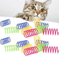 Juguetes Para Gatos 16pcs Coloridos Sprials De Plástico Duraderos Interactivos Para Gatos Y Gatitos Herramientas De Sprials Para Gatos - details 3