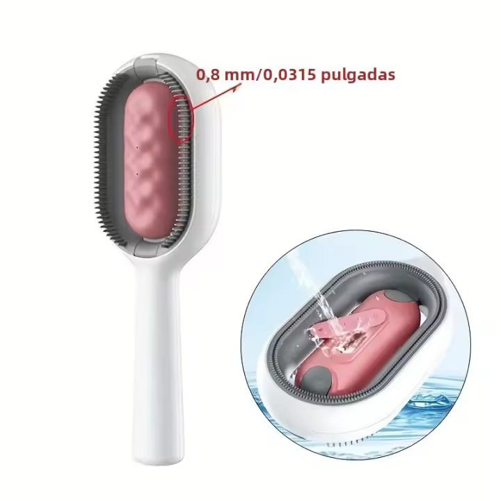 Cepillo De Aseo Para Mascotas Multifuncional Para Gatos Y Perros Elimina Pelo Flotante Y Cepillo Adhesivo Suministros De Limpieza Y Aseo Para Mascotas - 1