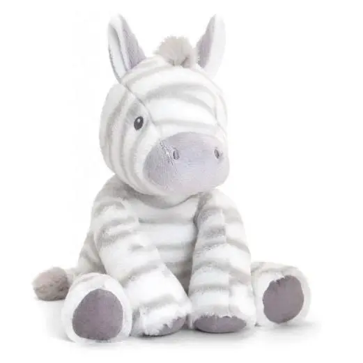 Keel Toys Peluche  Zebra 25 cm Baby ecológico Keeleco - 1
