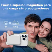 FYRA CONSUMER ELECTRONICS Cargador Inalámbrico Portátil Magnético FYRA para Iphone 14/13/12/Pro/Pro Max/mini - 5000mah O 10000mah - Carga 5W Hasta 15W - details 1