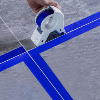 Máquina De Pegatinas De Cinta Fácil Con 2 Rollos De Cinta Aplicador De Cinta Adhesiva Para Pintura De Paredes Y Piso Y Empaquetado APWIKOGER - details 8