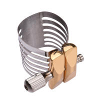 Ligadura De Saxofón Compacta Y Duradera Con Ajuste Por Tornillo Para Saxofón Alto Material Plástico/Rubber Duro Accesorio Musical - details 13