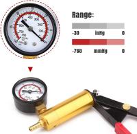 Kit De Bomba De Vacío Para Sanguinario Manual 2 En 1 Herramienta De Prueba De Fluidos Automotrices Con Gáuge Y Adaptadores Para Coche Y Camión - details 4