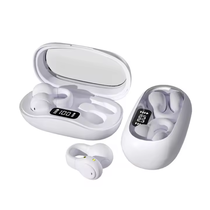 Auriculares Bluetooth de Tipo de Oído Funda de Falda Inalámbrica with Clip - 1