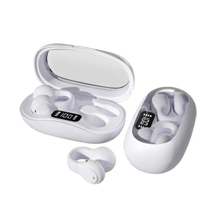 Auriculares Bluetooth de Tipo de Oído Funda de Falda Inalámbrica with Clip - 1