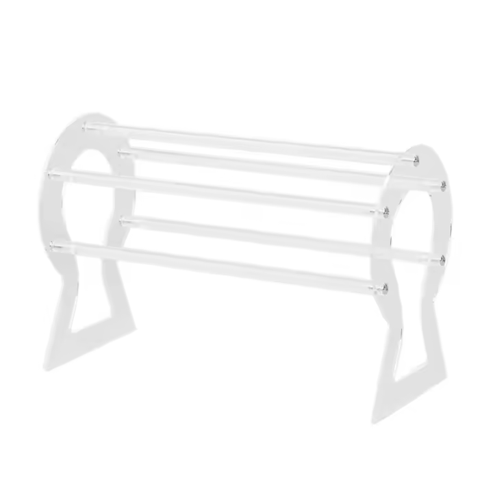 Soporte de Almacenamiento para Diademas de Acrílico Transparente Organizador de Diademas para Mujeres y Niñas Material de Estante de Exhibición de Pulgadas - 1