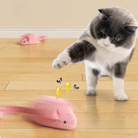 Nuevos Juguetes Interactivos Para Gatos Ratones De Peluche Luminosos Juego Para Gatos Jóvenes Y Adultos Reducción De Boredom - details 2