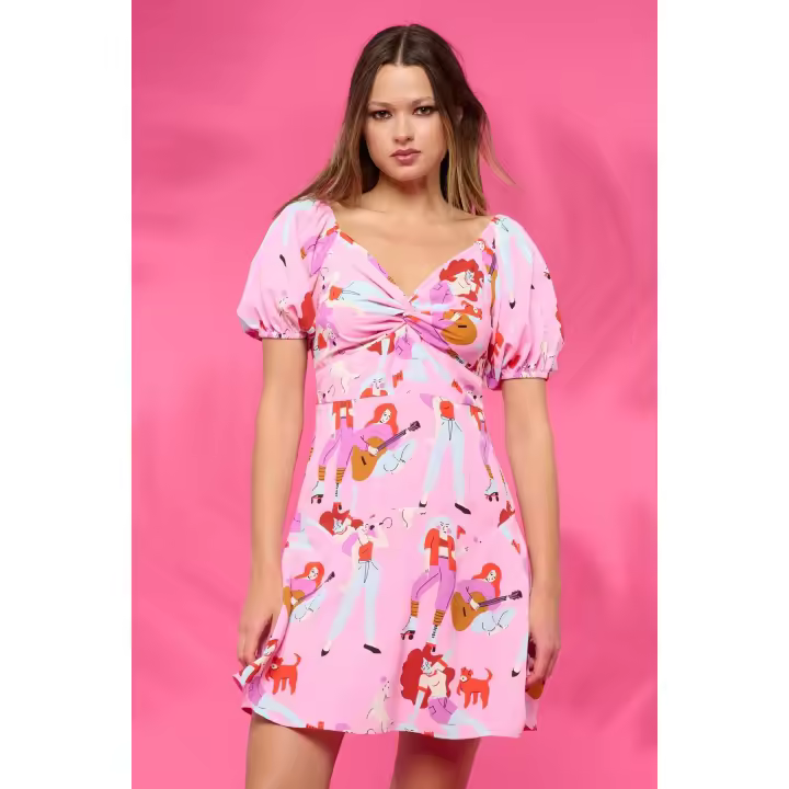 Vestido corto -Minueto- Gianna - 1