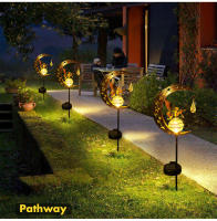 Lámpara De Jardín Solar Con Ángel Y Vaso De Vidrio Grieta Decorativo Luz De Camino Solar Fuente De Energía LED Protección IP65 - details 6