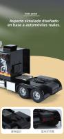 Camión Peterbilt 389 1/24 Escala Juguetes De Metal Con Sonido Y Luz Modelo De Coche Eléctrico Regalo Para Niños Colección - details 5