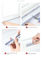 Tira De Sellado Para Puertas Y Ventanas Autoadhesiva Aislante De Viento Y Sonido Espuma Acústica Para Rellenar Ganchos De Puerta - details 7