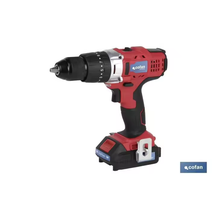 Taladro percutor a batería li-ion 18 v 1300 rpm - 1