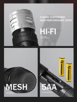 Micrófono De Karaoke Profesional G-MARK EW100 UHF Handheld Frecuencia Fija Para Fiesta En Casa Bodas Show - details 7