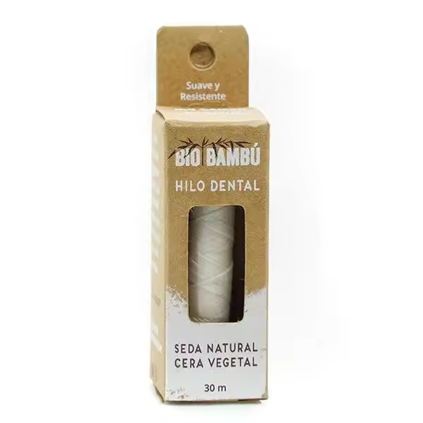 Hilo Dental Seda Natural Con Cera Vegetal 30Metros - 1